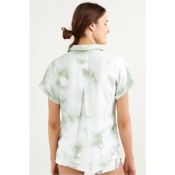 🎉HOST PICK 🎉Cloth & Stone for Anthropologie Tie-Dye Breezy Blouse - Picture 3 of 10